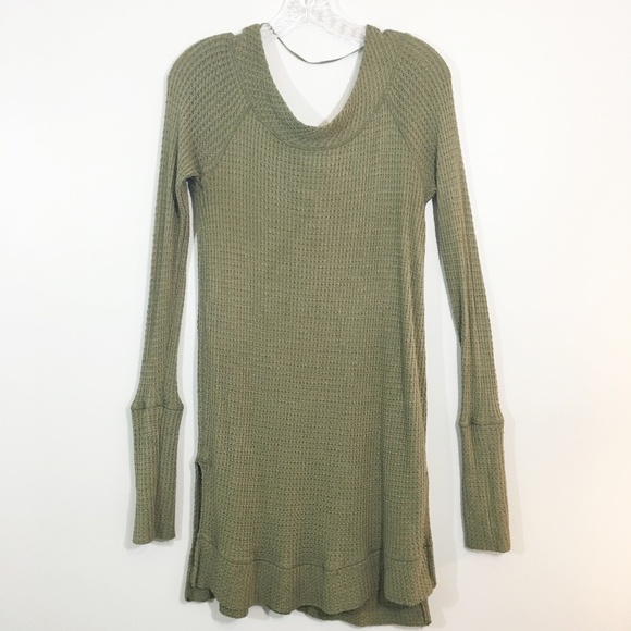 Free People Tops - We the Free Free People Olive Tunic Sweater Size L